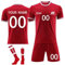 Personalisierte Fußball Trikot, Customizable Trikot Mit Namen Kinder Benutzerdefiniertes, Individuelles Fussball Trikot Shorts Socken Jungen Herren