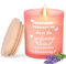 Livole Duftkerze Geschenke für Frauen, Duftkerzen Lavendel Lustige Kerze für Beste Freunde, Duftkerzen im Glas Geburtstag Geschenke Weihnachtsgeschenke Duftkerze für Mädchen Schwester Kollegen