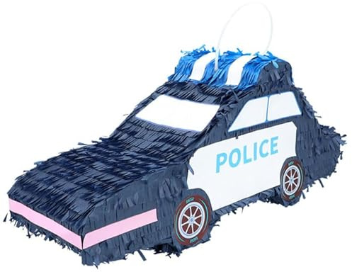 NEU Pinata Polizeiauto für Kindergeburtstage, 56x23x18 cm