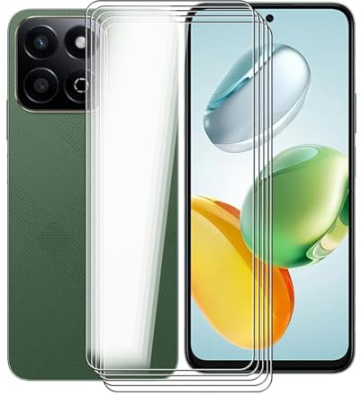 KJYFOANI Verre Trempé pour Honor 200 Smart (6.80), [5 Pièces] Film Protection Ecran en Verre trempé, HD Anti Rayures, sans Bulles, pour Honor 200 Smart Vitre Protection.