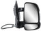 Driver Right Side Door Wing Mirror O/S Electric and Heated with Temperature Sensor Manual Folding Short Arm for Fiat Ducato Peugeot Boxer Citroen Relay 2006 to 2023 Vauxhall Movano 2019-2023