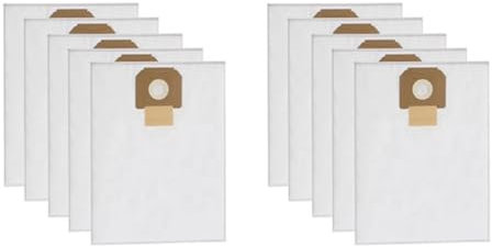 VYUHAksZ Lot de 10 Sacs à poussière de Rechange for aspirateur for Bosch Gas 35 2607432037 Series
