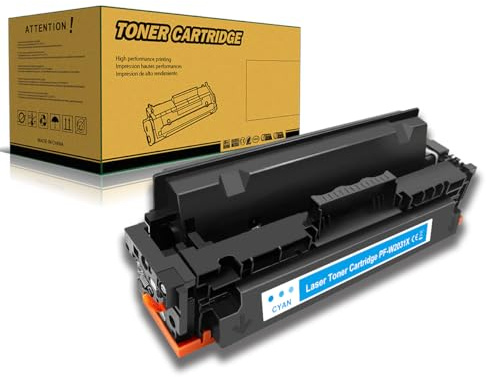 Amla Toner (mit chip) Kompatibel mit für HP W2031X Toner 415X Toner Cyan für HP Color LaserJet pro M454dn M454dw M479dw M479fdn M479fdw M479fnw Colour LaserJet Enterprise MFP M480F M455dn DN dw