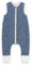 Ehrenkind® Baby Sommerschlafsack mit Füßen Musselin | aus weicher OEKO-TEX zertifizierter Bio-Baumwolle | Sommer Baby Schlafsack 1 TOG Gr. 90 Farbe Jeansblau Tropfen