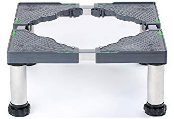 Verstellbarer Waschmaschinensockel – 45–70 cm, Waschmaschinen- und Trocknersockel, feuchtigkeitsbeständiger Rahmen für Kühlschrank und Geschirrspüler, stabiles 4-Bein-Design
