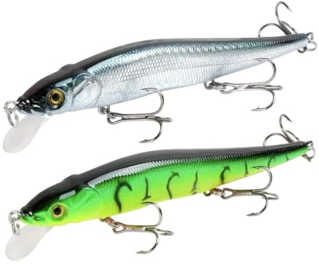 AMZfishing® Messeneuheit 2025 Bite Boss 115 Wobbler 11,5cm/14gr. | Wobbler Hecht | Wobbler Zander | Hecht Wobbler | Crankbait | Wobbler groß
