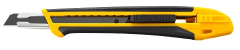 OLFA 1075449 XA-1 Universalmesser aus Fiberglas mit Gummigriff, 9 mm