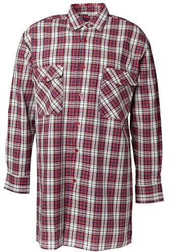 Planam Größe 43/44 Herren Hemden Flanellhemd 2001 rot Modell 0451, xl, 451043