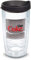 Tervis 1044707 Coca-Cola – Gobelet isotherme avec emblème et couvercle noir, Tritan, transparent