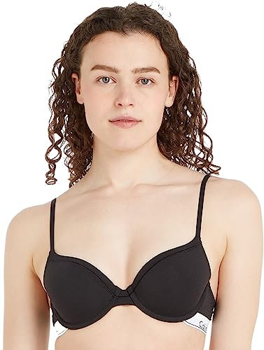Calvin Klein Modern T Shirt Bra 0000F3784E, Reggiseni sagomati Donna, Nero (Black), 36B