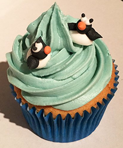 12 Sugar Mini Penguins- Gorgeous, edible and handmade with love in the UK!