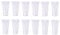 20PCS 10ML Clear Empty Refillable Plastic Soft Tubes Bottle Cosmetic Sample Bottles Jars Travel Makeup Container with Screw Cap For Lip Gloss Balm Body Lotion Shower Gel Shampoo Facial Cleanser (10ml)