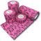 LisaCare Pflasterverband - selbstklebende Bandage 4er-Set 2,5-10cm breit - Selbstklebende Rollen - Selbstklebende Pflaster (Einhorn rosa)