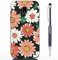 Grandoin Kompatibel mit Samsung Galaxy J3 2017 / J330 Hülle, Süßes Muster Ultra Dünn Weiche TPU Silikon Schutz Handy Hülle Handytasche Etui Schale Schutzhülle Case Cover Tasche (Blume)