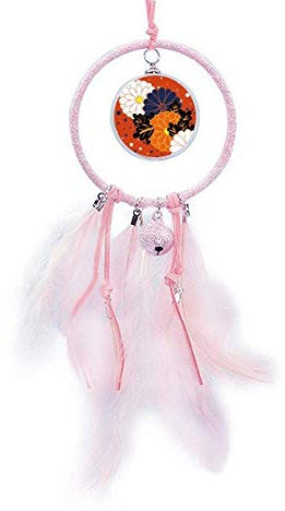 Farbige Dekoration Blume Pflanzen Chrysantheme Traumfänger kleine Glocke Schlafzimmer Dekor