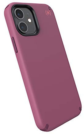 Speck Produkte Presidio2 PRO Schutzhülle für iPhone 12, iPhone 12 Pro, üppiges Burgunderrot/Azalee Burgunderrot/Königsrosa