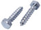 Confezione da 20 viti esagonali per legno DIN 571 in acciaio zincato M8 x 40 mm, viti esagonali, viti a testa esagonale, viti a testa esagonale (20, M8 x 40 mm)