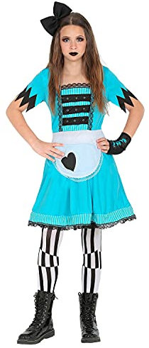 W WIDMANN MILANO Party Fashion - costume da bambina del paese delle meraviglie, fiaba, carnevale