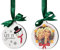 Weihnachtsbaum Anhänger Holz mit eigenem Foto - Weinachtsanhänger personalisiert für den Christbaum - Foto Weihnachtskugel ausgefallen - Weihnachtsschmuck Christbaumkugel