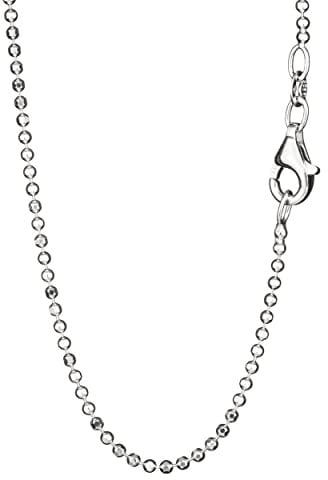 NKlaus 50cm Kugelkette 925 Silber elegante Halskette Breite: 1,5mm Collier 3,42g schwer 8208