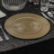 URBNLIVING 33cm Christmas Dinner Charger Plates Placemats Dining Table Setting Reusable Party Decor (Ray Gold, 12 Charger Plates)