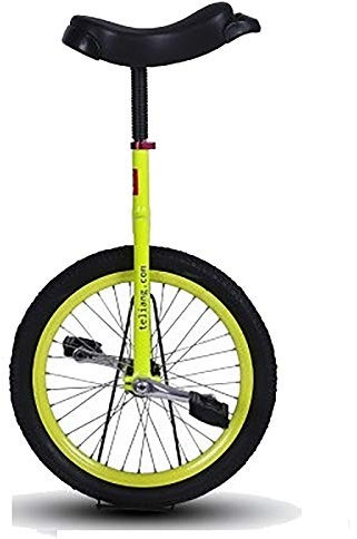 Einrad kleines Einrad 14 Zoll für Kinder/Mädchen/Jungen, Einrad für Baby Starter Kinder 5/6/7 Jahre, Höhe 110-120 cm, rutschfeste Reifen und extra dicke Felge (Color : Yel