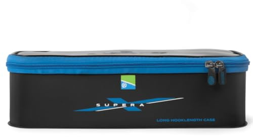 Preston Eva Hooklength Case Long - Angeltasche, Tasche für Angelboxen, Box mit Reisverschluss zum Friedfischangeln