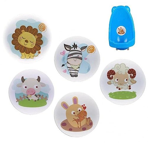 5pcs Töpfchen -training Aufkleber Töpfchen Aufkleber Wiederverwendbares Töpfchen -training Aufklebern Töpfchen -trainingsaufkleber Farbwechselnde Aufkleber Toilettenziele Für Töpfchen -training