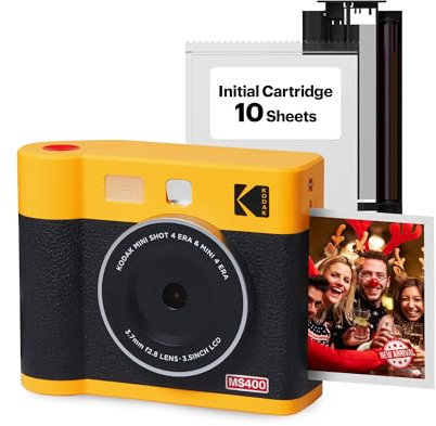 Kodak Cam Shot Mini 1 - Yellow Compact Camera to Capture Your Memories