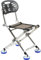ZUMAHA Outdoor-Stuhl Teleskopbein-Design, klappbarer Campingstuhl, Angelstuhl mit 180° Verstellbarer Rückenlehne, Liege- und Sitz-Strandstuhl Dauerhaft