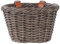 AVASTA Woven Mini Kinder Fahrradkorb für 12 Zoll Mädchen Jungen Fahrrad, Kinder Fahrrad Zubehör, Größe XS, Schwarz
