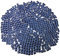 500 g di tessere quadrate in ceramica per mosaico, 500 pezzi, 1 x 1 cm, realizzate a mano, creative, micro mosaico creativo per gli amanti, progetti fai da te e decorazioni per la casa (blu scuro)