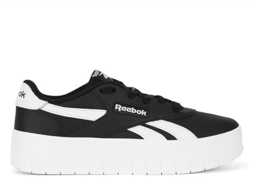 Reebok Women's Court Advance Surge Sneaker, Schwarz Weiß Schwarz, 35.5 EU
