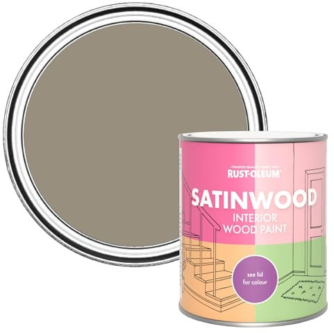 Rust-Oleum Brown Satinwood Interior Wood Paint - Cocoa 750ml