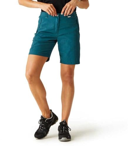 Regatta Women's Chaska Ii-Pantalones Cortos de Senderismo para Mujer Board Shorts, Moroccan Blue, 14
