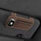 RIKCAT Auto Sonnenblende Organizer für Peugeot Bipper Tepee, Auto Sun Visor Organizer Leder Aufbewahrungstasche Sonnenbrille Halter Multifunktions Kartenhalter Interieur Zubehör,E