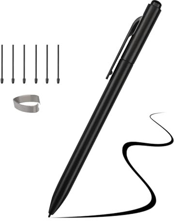 Queleay EMR Pen for Remarkable 2 con gomma, supporto inclinazione, sensibilità 4096, Palm Rejection, display digitali Stylus per dispositivi EMR notevoli/Microsoft/Onyx