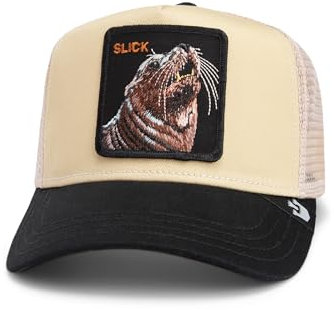 Goorin Bros. Trucker Cap The Slick Seal Beige Beige Schwarz, Size:OneSize