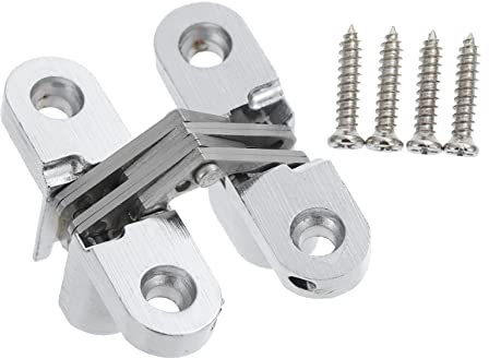 NULYLU 180grad Invisible Door Hinge Replacement Einstellbarer Robuster Türscharnier Für Unsichtbare Installation Für Falt-türen Langlebig Und Handschonend