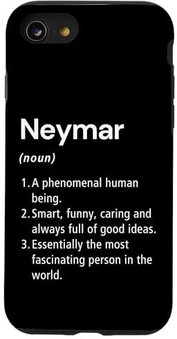 iPhone SE (2020) / 7 / 8 Neymar Name Definition Funny Dictionary Case
