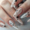 24 Stück Press on Nails Lang, Spitze Künstliche Nägel mit Schwarzen Fünfzackigen Sternen, French Nägel zum Aufkleben, Glänzende Kunstnägel mit Nagelkleber für Frauen Nail art (Schwarze Sterne, 24x)