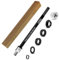 BOUFEIDA Thru Axle Bicycle Adapter, M12 160-178 mm Thru Axle with Bicycle Axle Adapter, Thru Axle Compatible with Most Bicycle Trailer Couplings (M12 x 1.75 (160-178 mm))