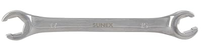 Sunex 980908 15 mm by 17 mm Fully Polished Flare Nut Wrench