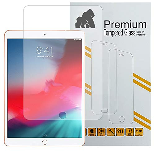 Gorilla Tech Apple iPad 9.7 Tempered Glass Invisible Transparent Anti Scratch Drop Protective Cover Waterproof 9H Hardness Screen Protector iPad 6 2018 iPad 5 2017 Pro 9.7 2016 Air 2 and Air 1 Gen