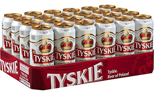 Tyskie Pils, 24er Pack, (24 x 500 ml) EINWEG