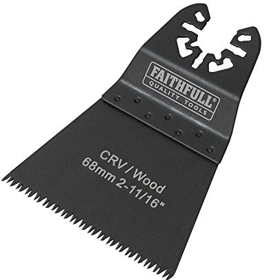 Faithfull FAIMFW68GB Flush Fast Cut Wood Ground Set 68mm CRV Pack of 5