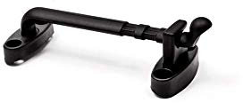 SOCCHIUDI FINESTRA MANUALE A DUE ANTE CON VITI BRUNITE ESIN PLAST BRUCO ART. 099992752.001 N POLIAMMIDE (NYLON) COLORE NERO PER INFISSI A DUE ANTE