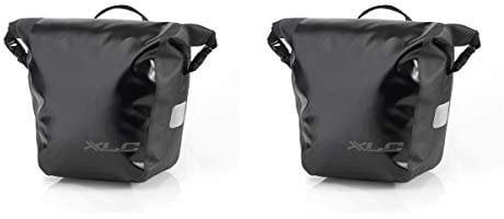 XLC Unisex – Erwachsene Einzeltaschenset wasserdicht Packtasche, schwarz, 1size