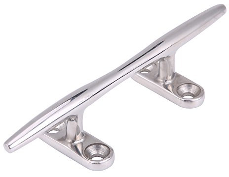 Gancho de Cuerda Barco Taquete de Amarre Taquete Hueco de Cuerda de Puente de Pontón de Amarre de 5 Pulgadas de Acero Inoxidable Taquete de Barco