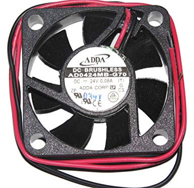 Zyvpee® 40 x 40 x 10 mm AD0424MB-G70 4 cm 24 V 0,08 A 2 Cables 40 mm 4010 Inverter Ventilador